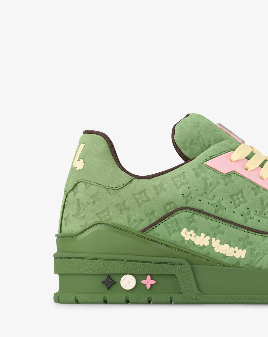 Dance Fit Louis Vuitton Trainer Green Sneakers