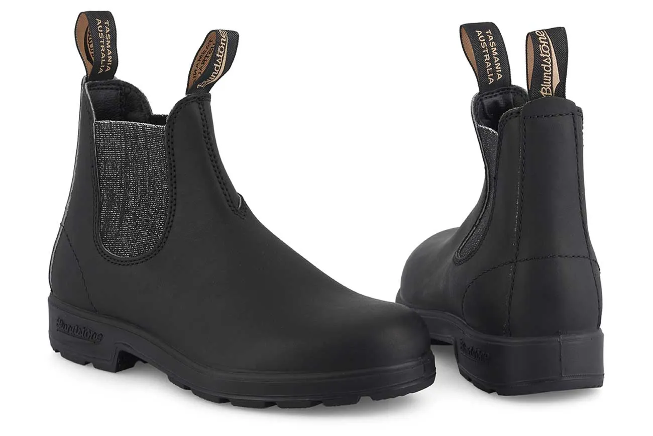 Casual Elegance Blundstone #2032 Black/Silver Glitter