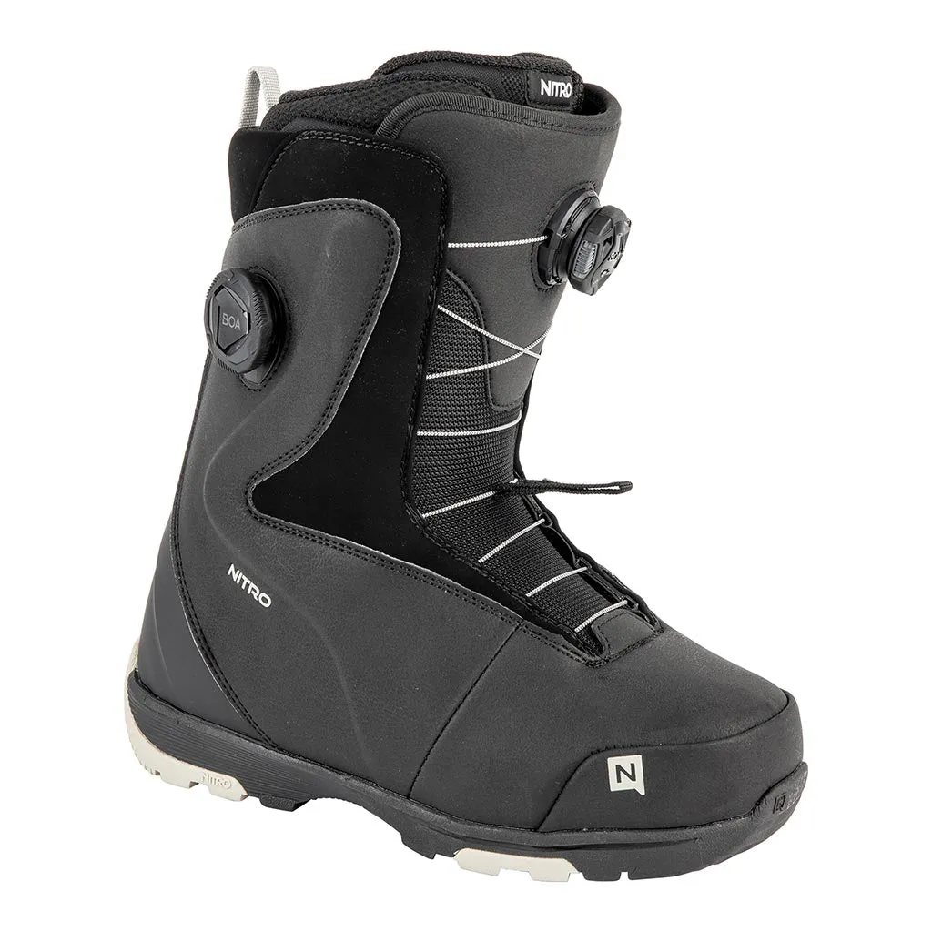 Heavy Snowfall Protection Nitro 2025 Womens Cypress Boa Boots - Black