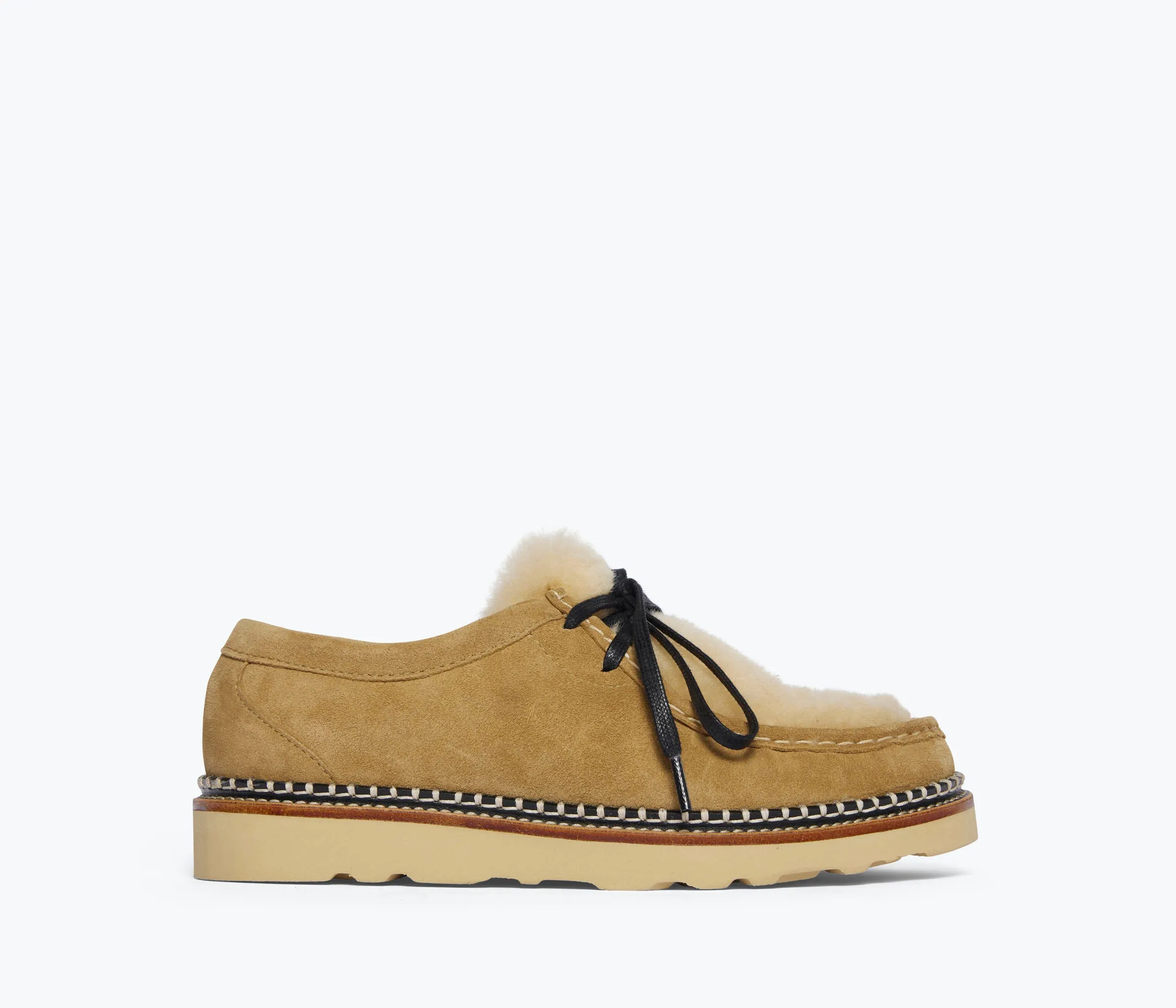 WILLOW LUG MOCCASIN Soft Steps Drawstring Lace