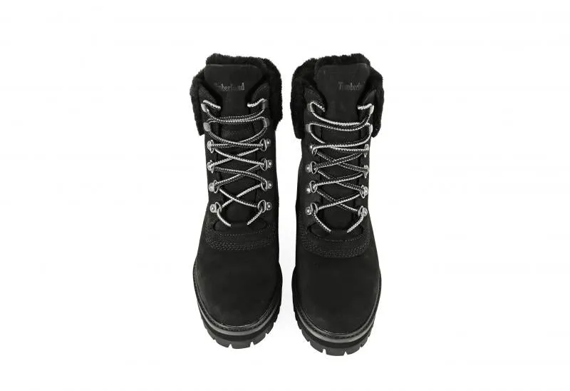 Timberland - Women - Courmayeur 6" Boot - Black Shearling Flexible Upper Breathable