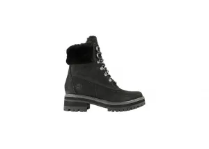 Trail Comfort Fashionable Design Timberland - Women - Courmayeur 6" Boot - Black Shearling