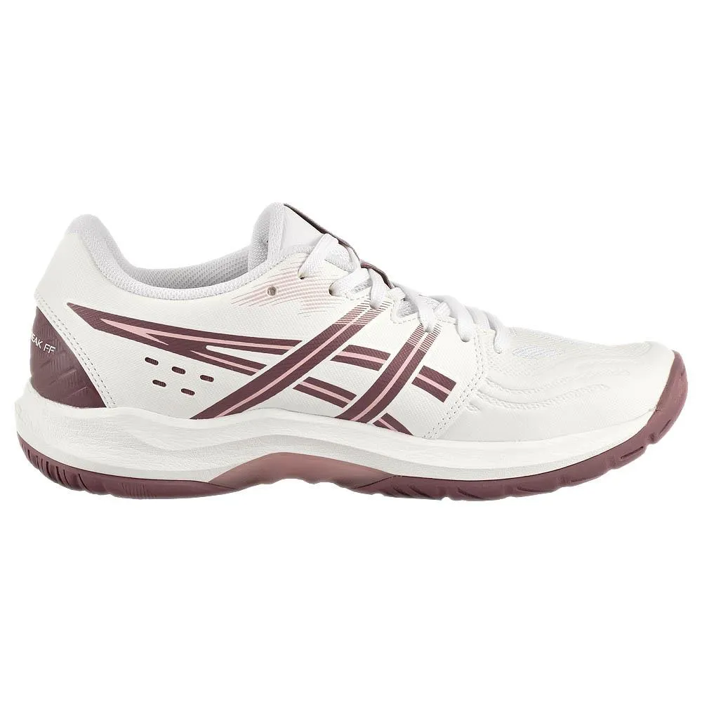 Mid Cut Asics Women's Powerbreak FF - White/Dusty Mauve
