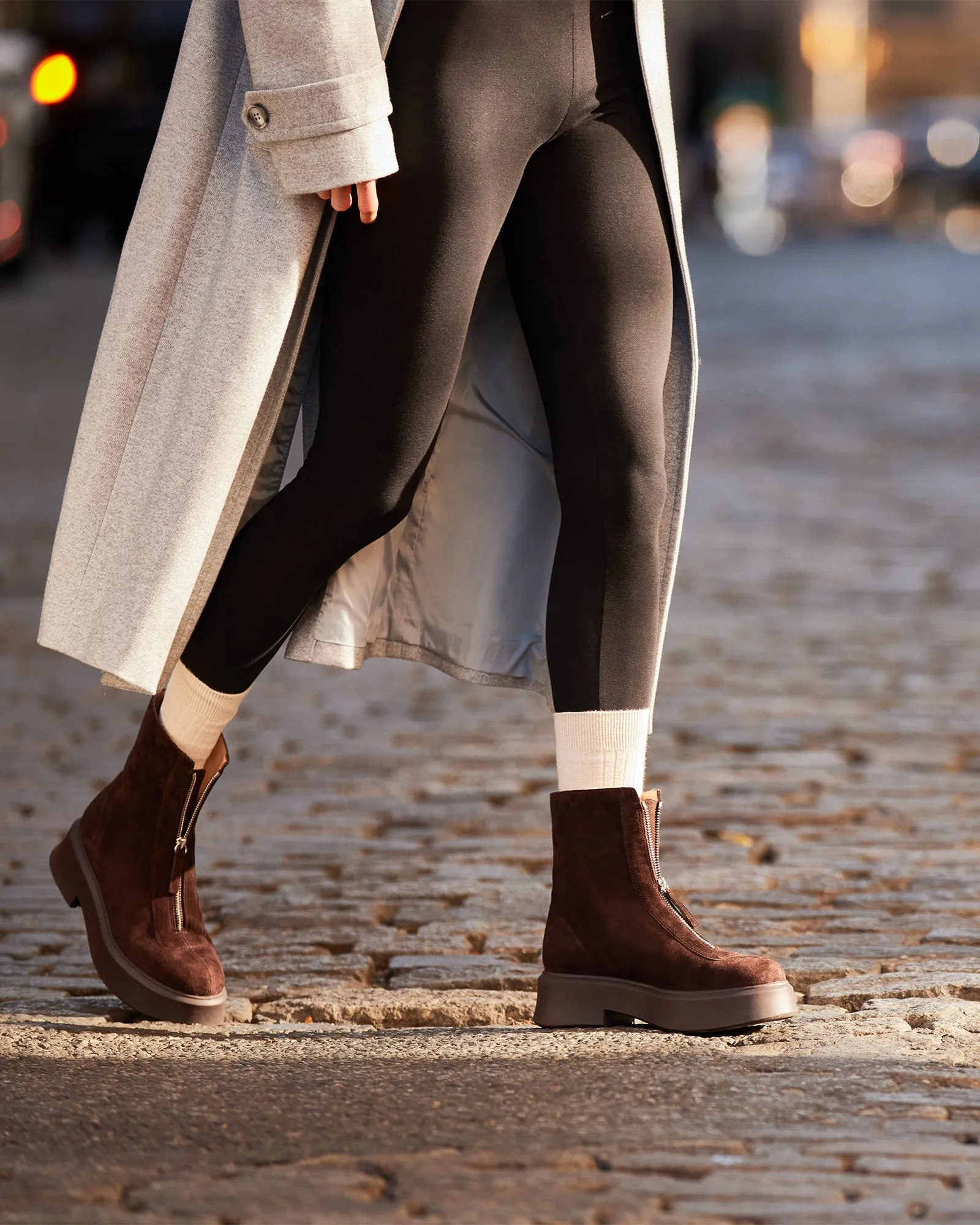 JONES BOOTIE AND SOCKS BUNDLE Utility Style No Laces