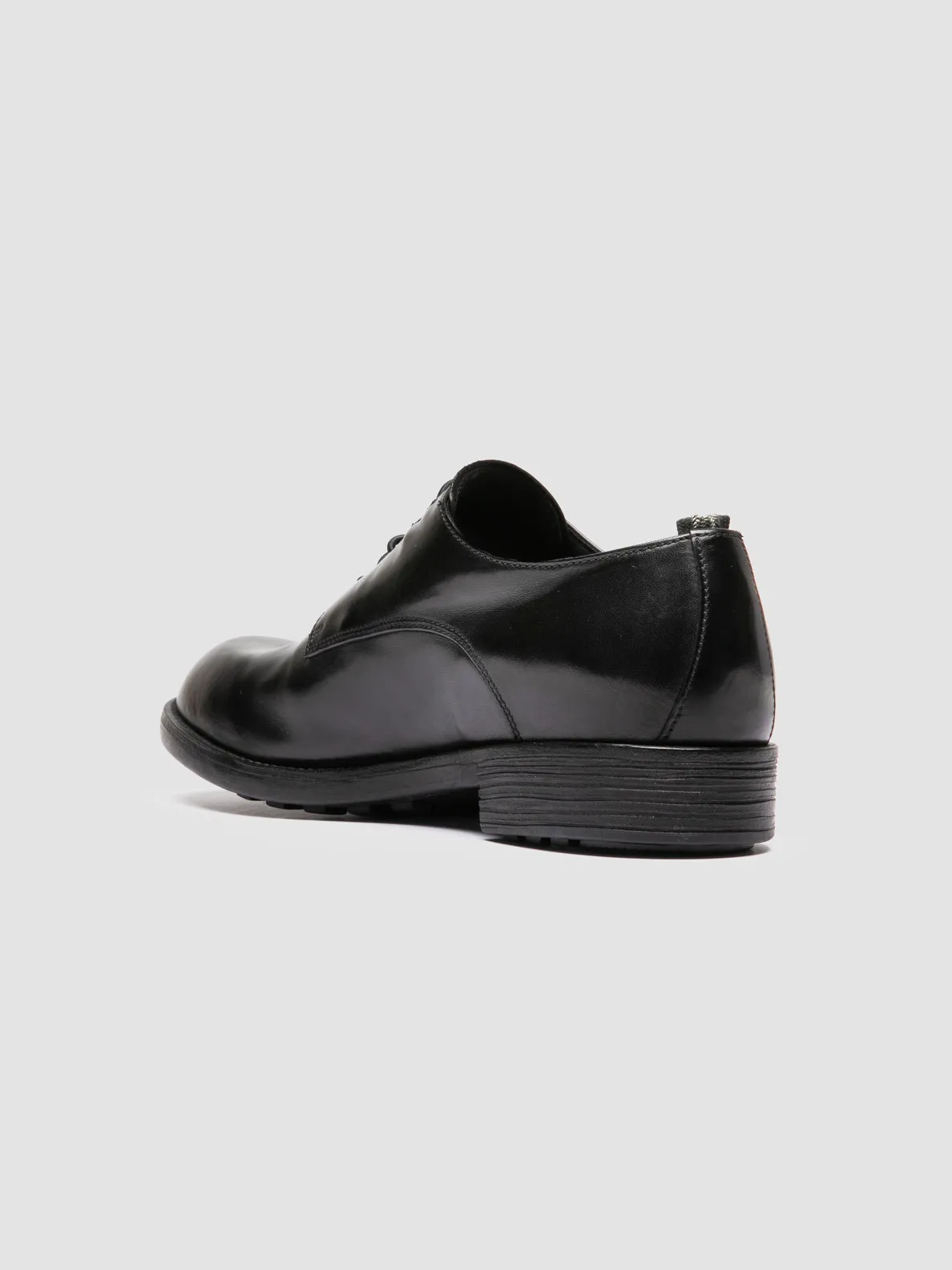Classic Tread Travel Ready DIARY 009 - Black Leather Derby Shoes