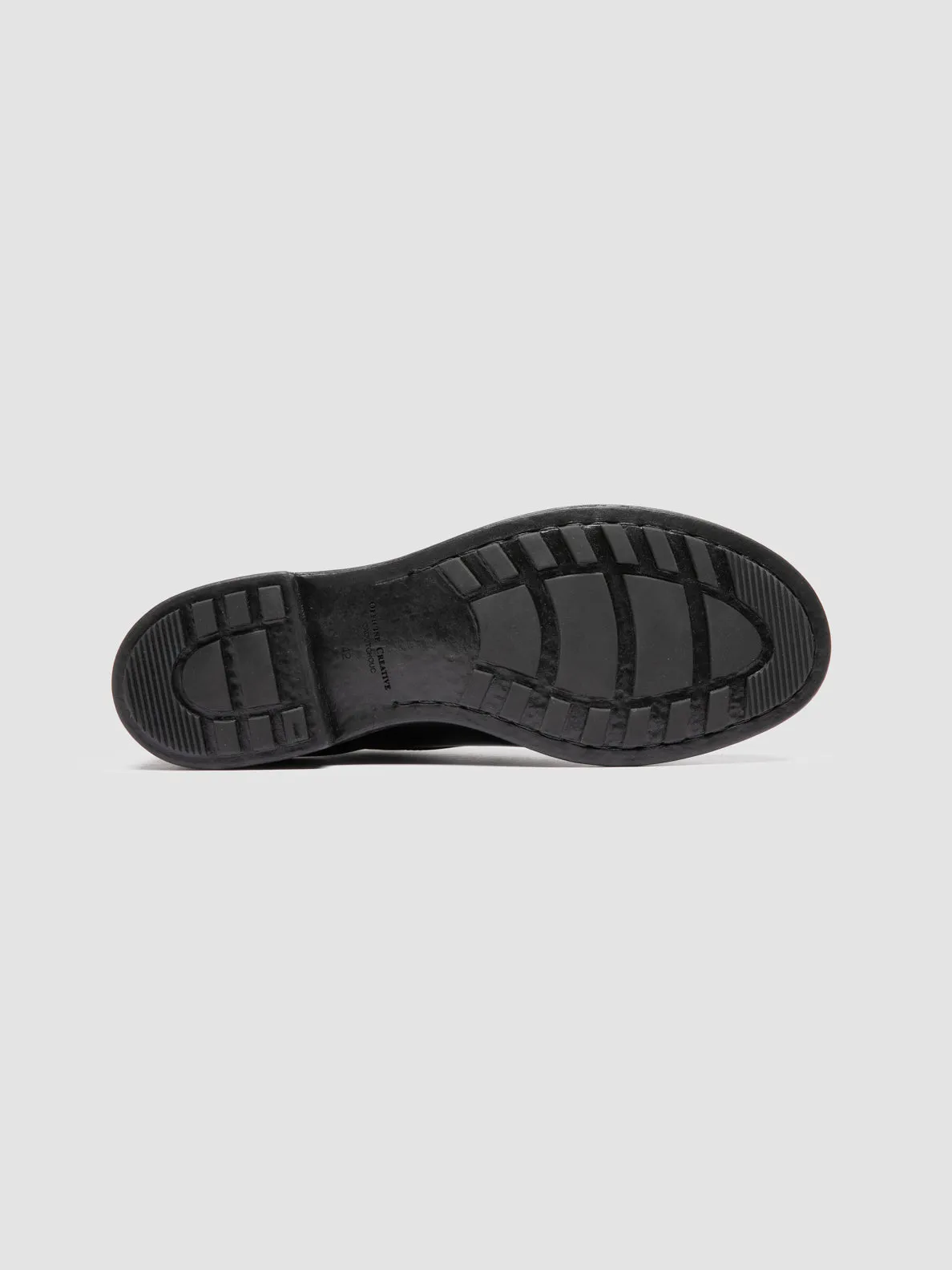 DIARY 009 - Black Leather Derby Shoes fit style Easy Movement