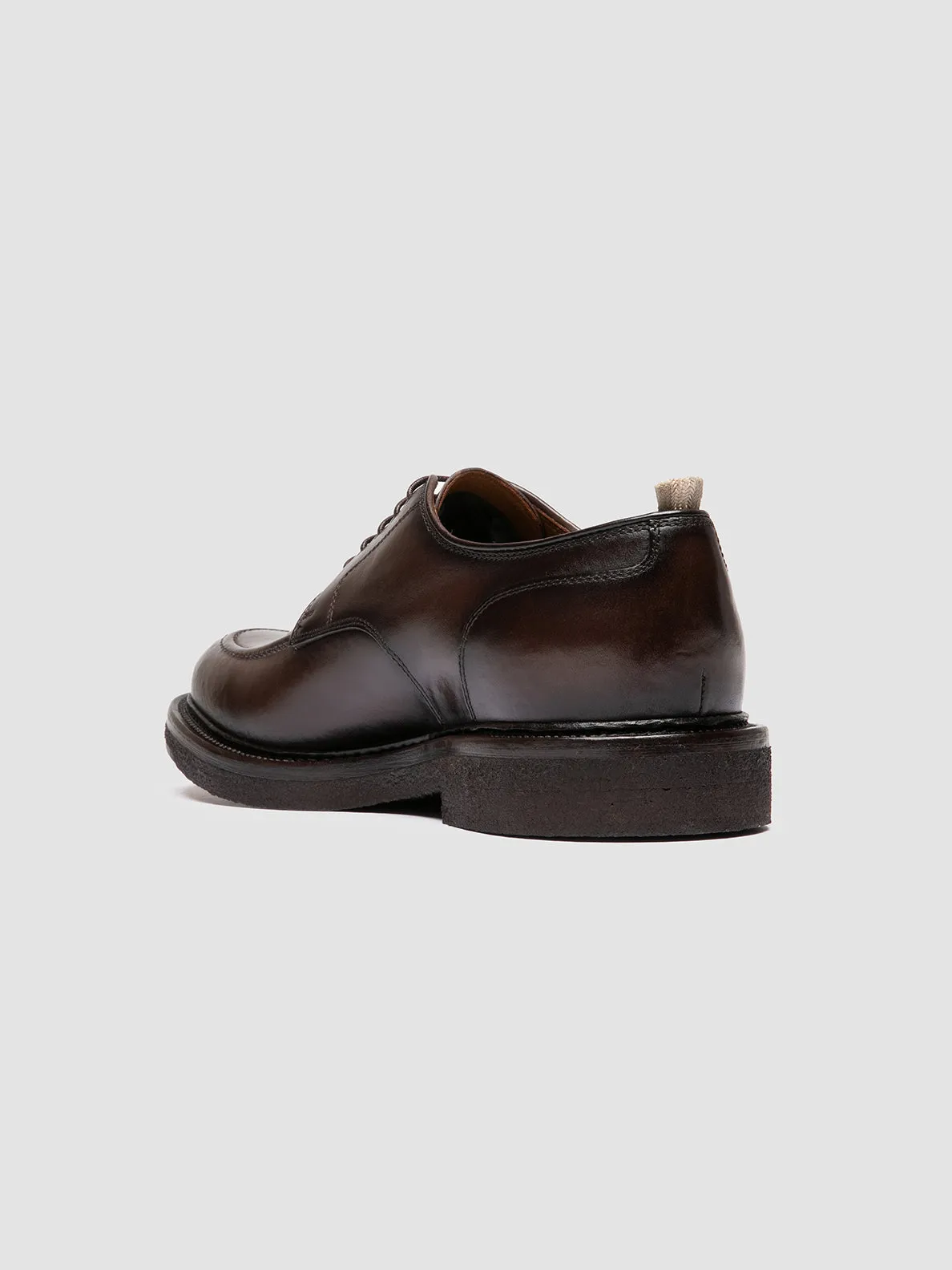 ASTON CREPE 003 - Brown Leather Derby Shoes Modern Attire All Purpose