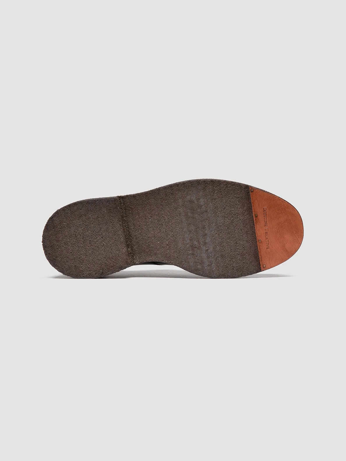 ASTON CREPE 003 - Brown Leather Derby Shoes Subtle Finish Premium Urban Fit