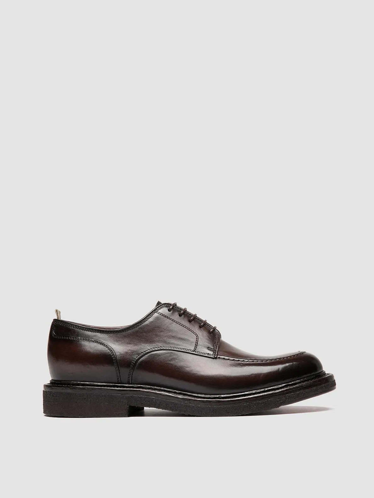 Urban Movement Flexibility Support ASTON CREPE 003 - Brown Leather Derby Shoes