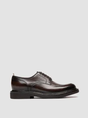 Functional Leather ASTON CREPE 003 - Brown Leather Derby Shoes