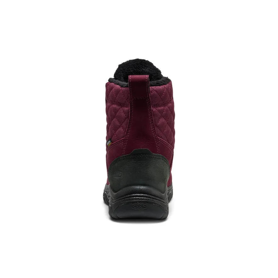 Outdoor Essentials Minimal Color Women's Greta II Waterproof Boot  |  Fig/Black
