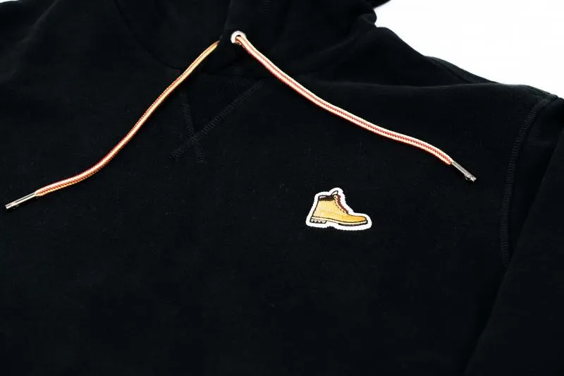 Timberland - Men - Boot Embroidered Pullover Hoodie - Black Fashion Forward Outback Travel