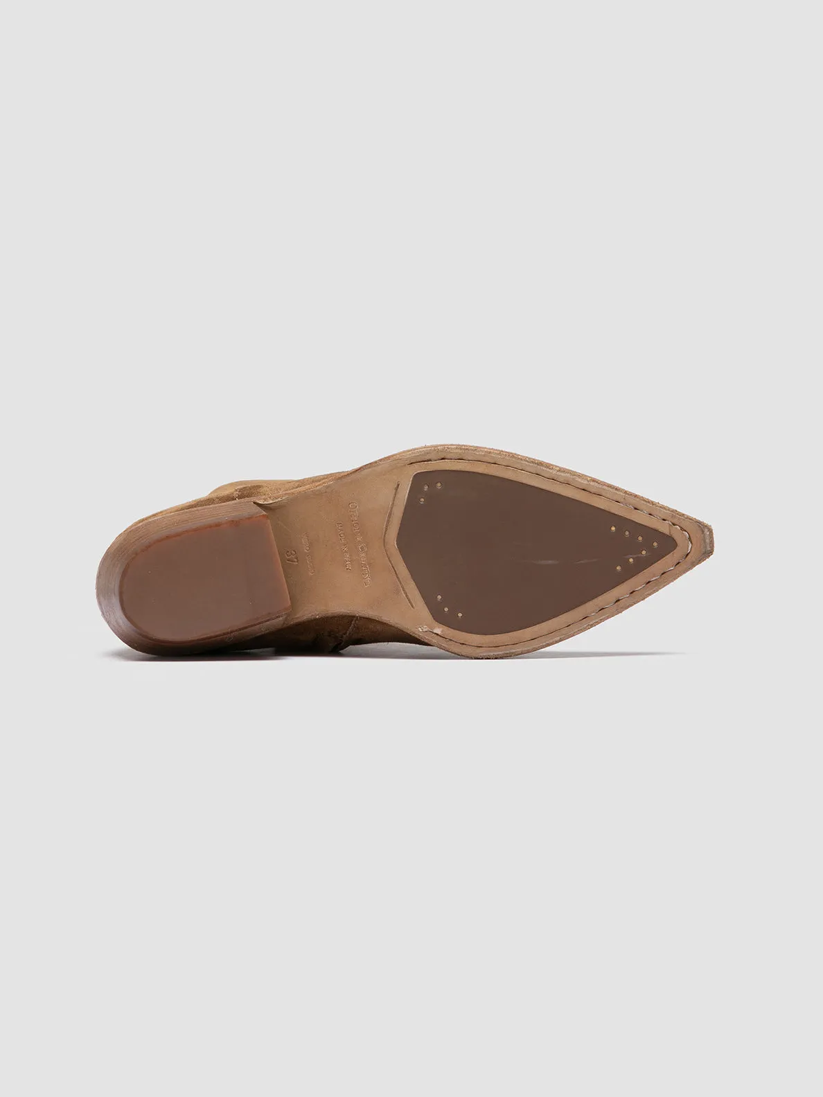 Shock Absorbing Lead Step NOELIE DD 102 - Brown Suede Zipped Boots