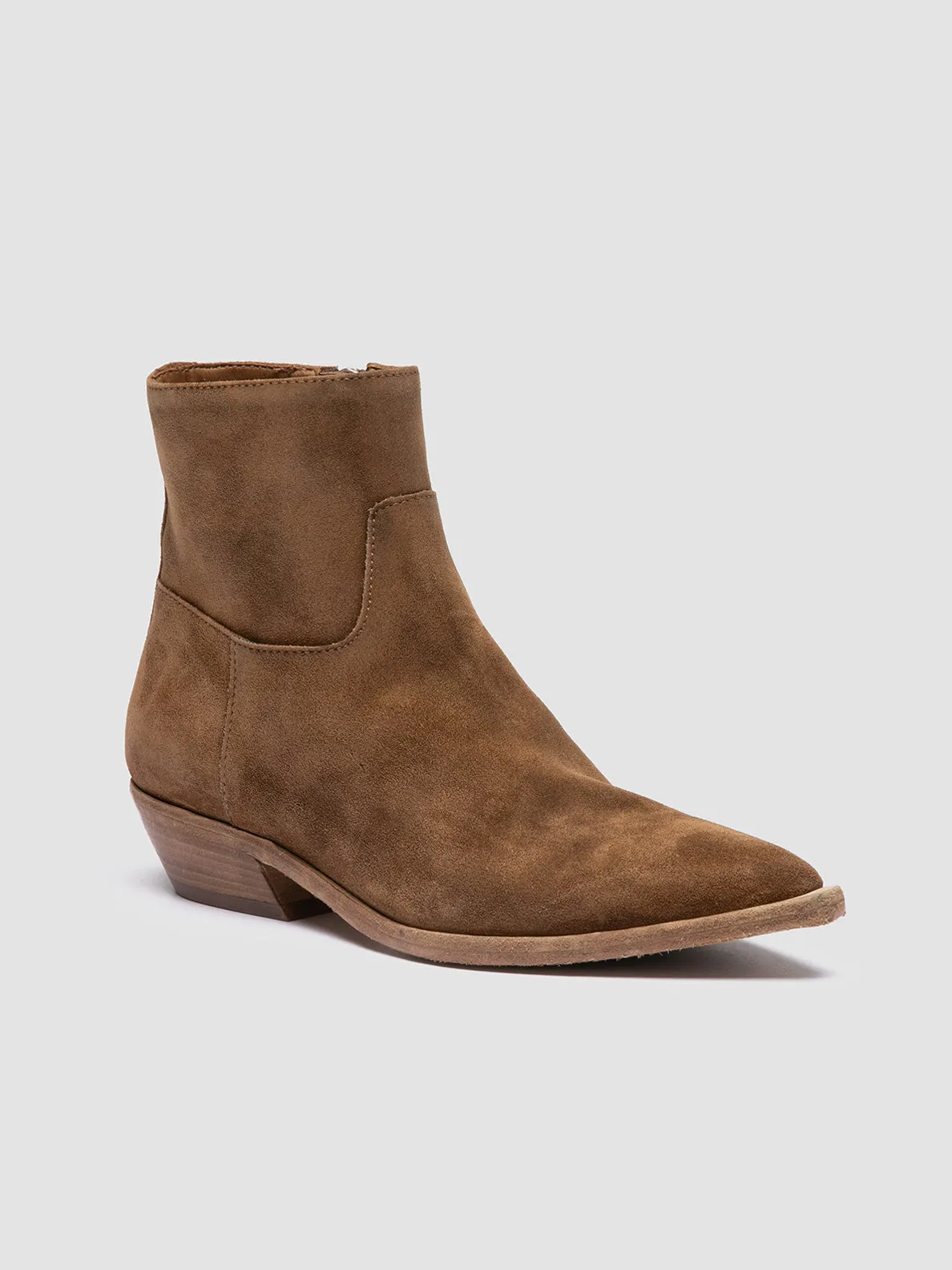 Yellow Sun NOELIE DD 102 - Brown Suede Zipped Boots