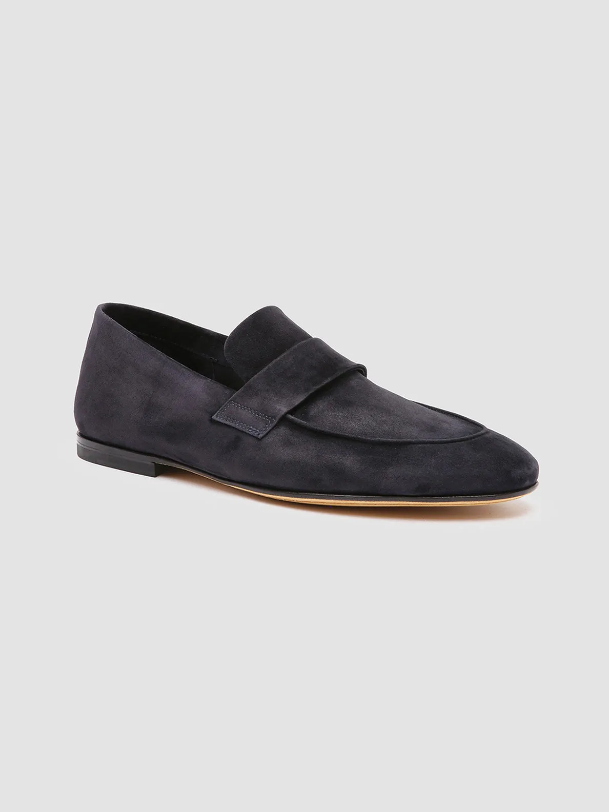 AIRTO 001 - Navy Suede Loafers Impact Cushion Relaxed grip