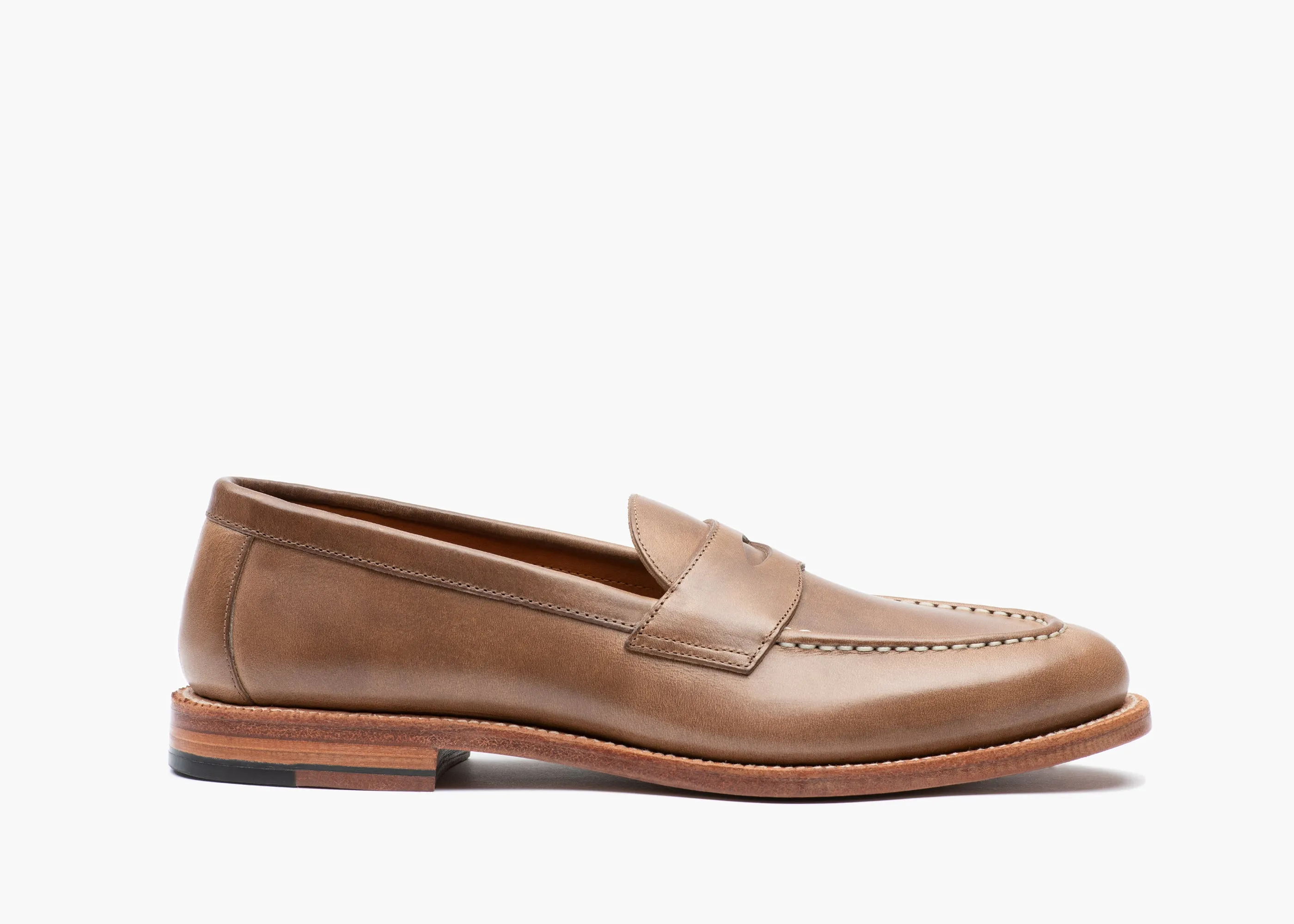 Soft Leather Shoes Traveler Penny Dune Chromexcel