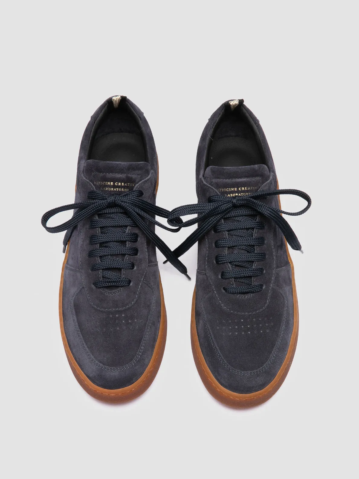 Gym-Ready Unbeatable fit ASSET 001 - Navy Suede Sneakers
