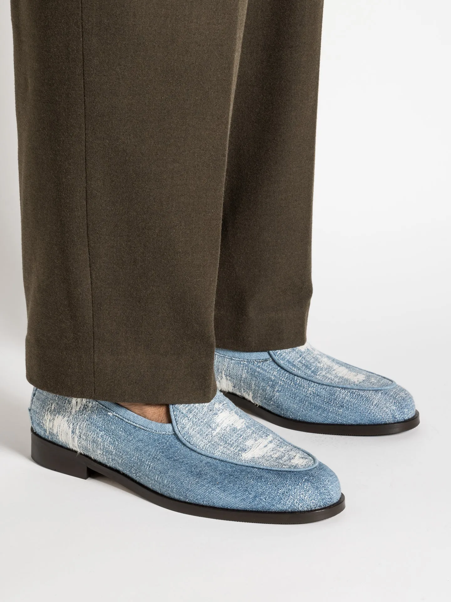 JACQUES NEW BLUE DENIM Classic Office Footwear