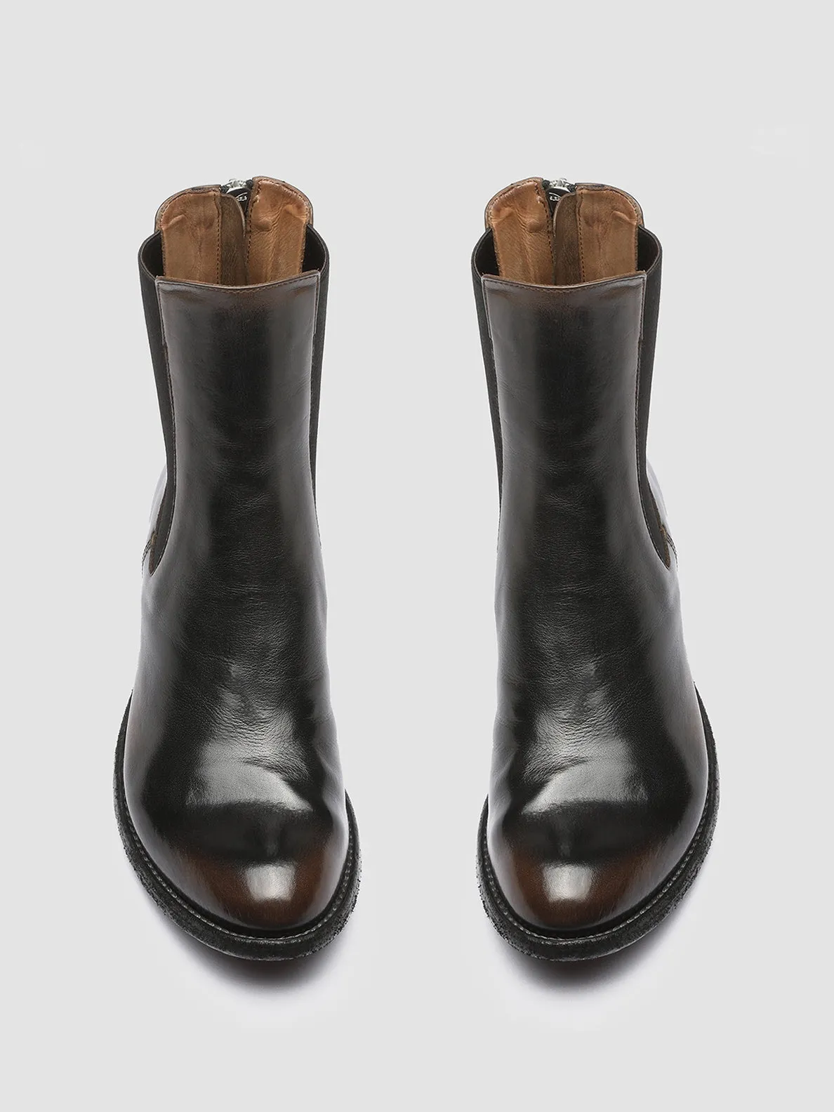 Timeless Style LEXIKON 073 - Brown Leather Chelsea Boots