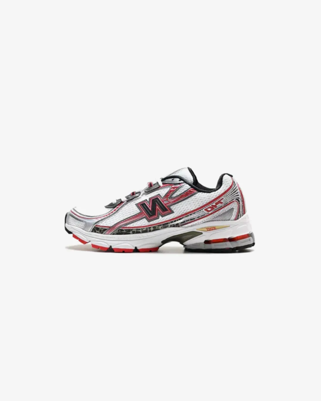 running - convenience classic style shoes New Balance 740 Vintage White Silver Red Sneakers
