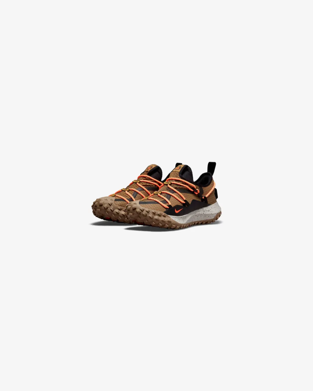 Nike ACG Mountain Fly Low GORE-TEX 'Hazel Rush' Sneakers running in a basketball court area shoes