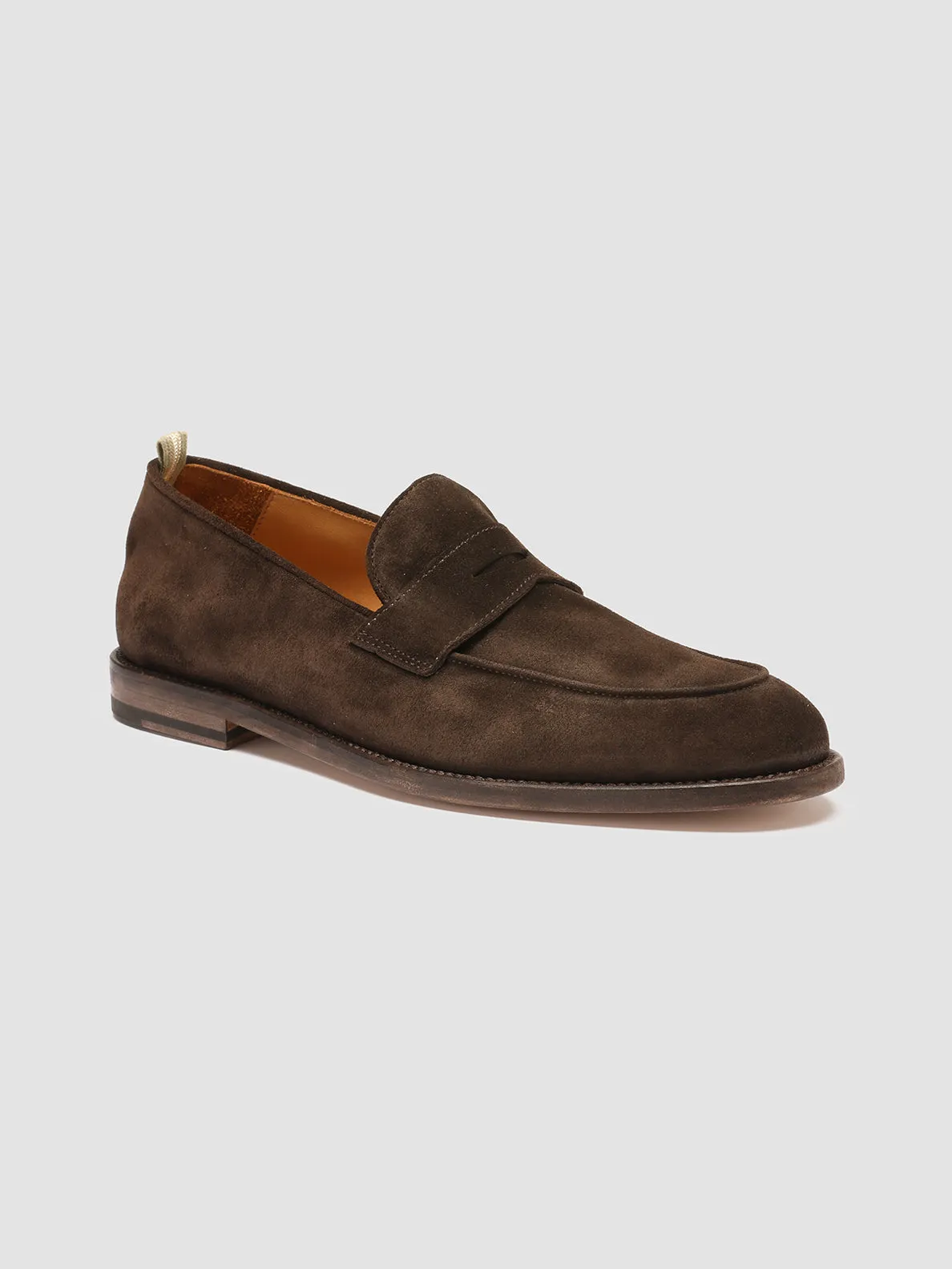 OPERA 001 - Brown Suede Penny Loafers Multi-functional sole Running Trails