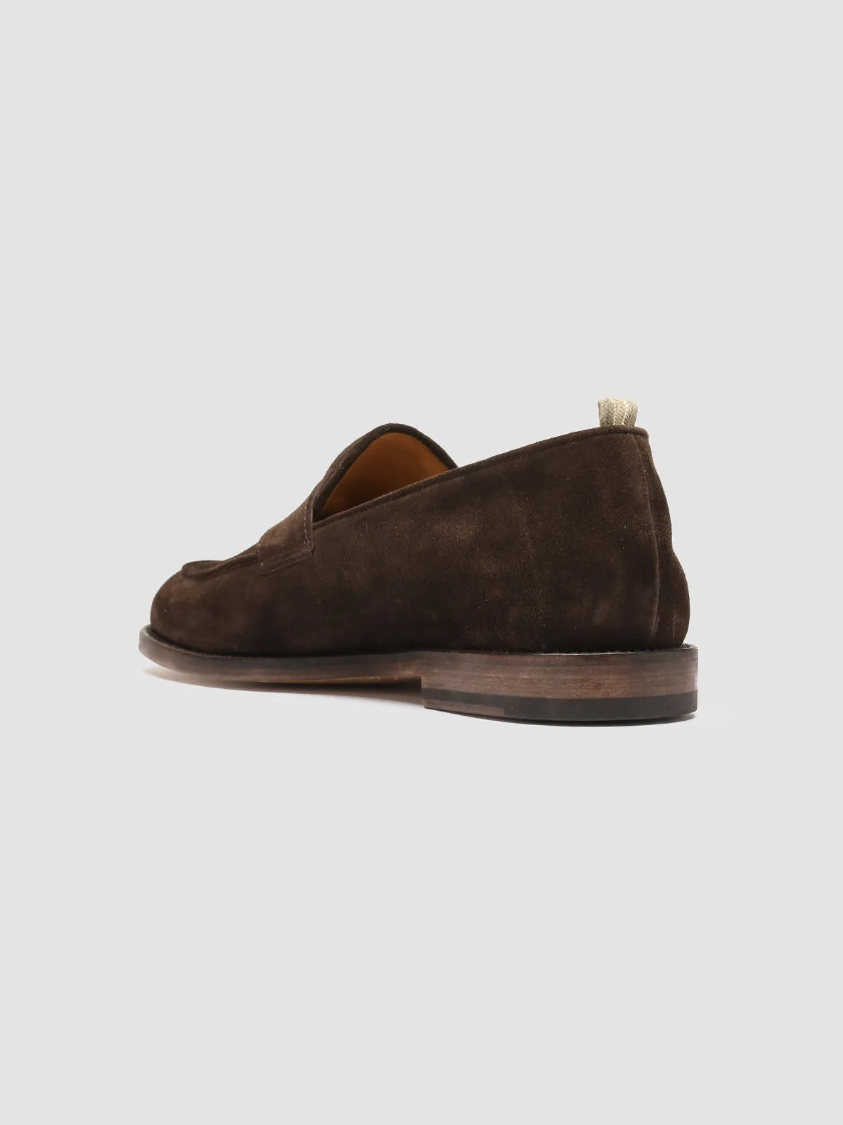Effortless Wear Fresh stability OPERA 001 - Brown Suede Penny Loafers