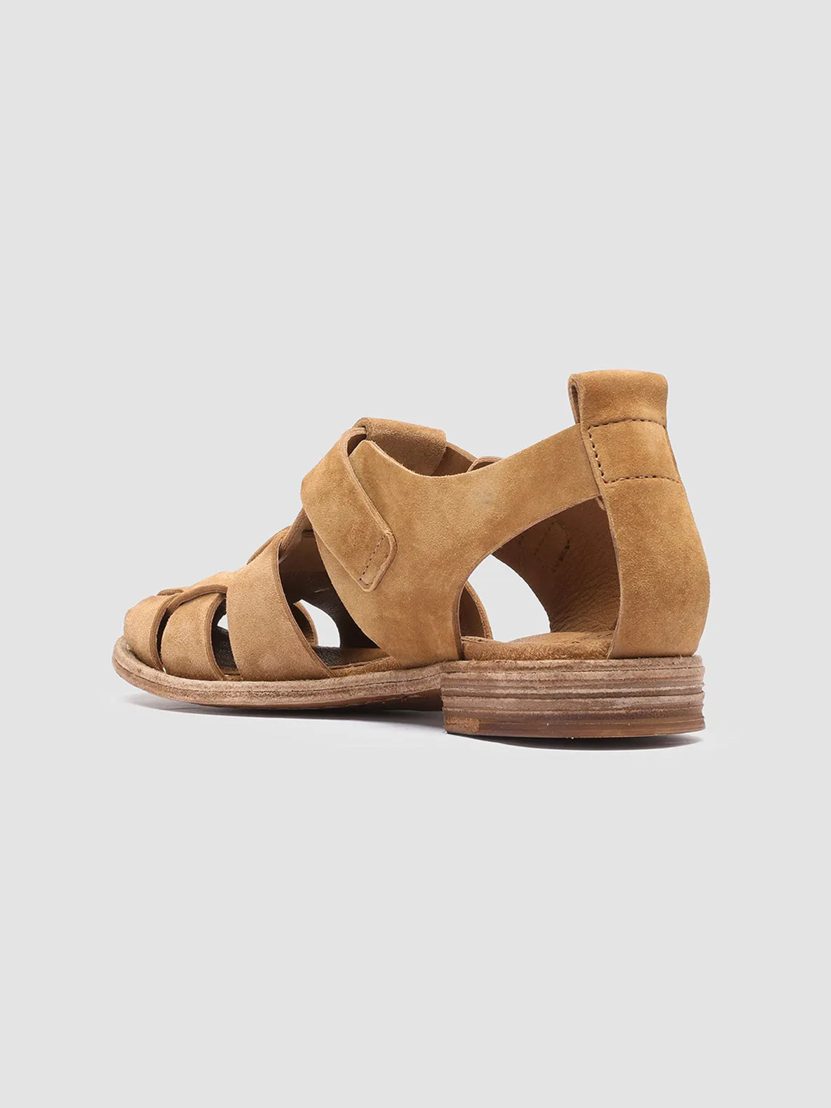 Bright Pop LEXIKON 536 - Brown Suede Sandals