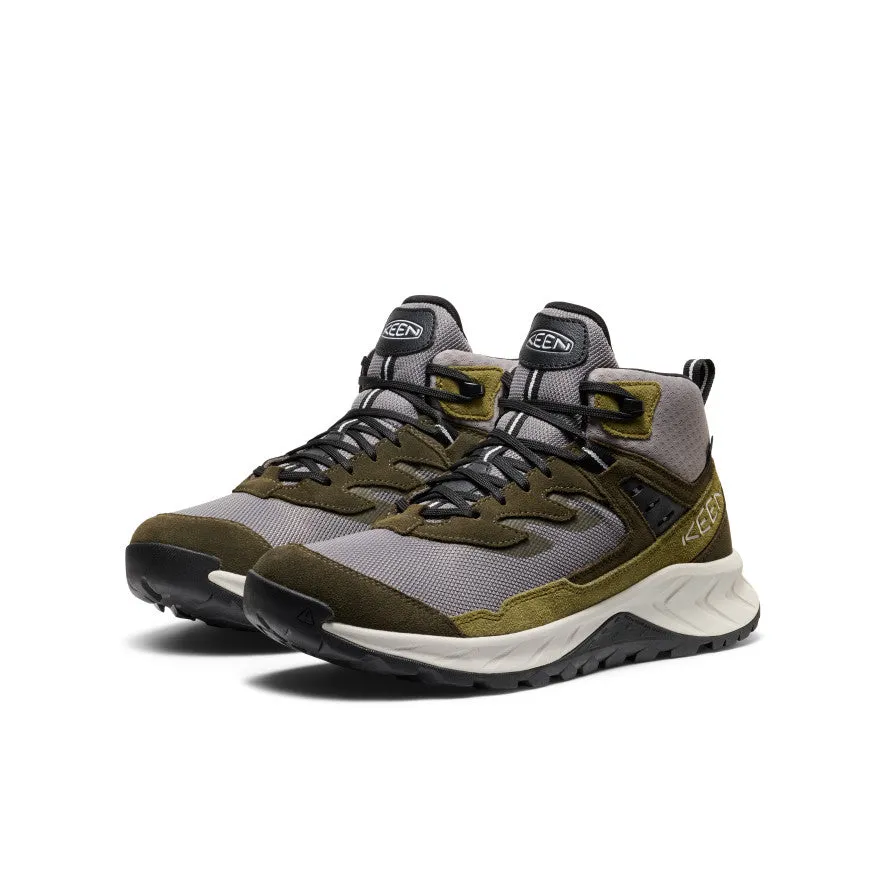 Backpacking Support Men's Hightrail Waterproof Hiking Boot  |  Steel Grey/Forest Night