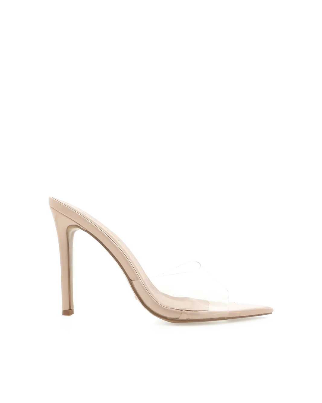 QUINETTE - NUDE PATENT-CLEAR Luxury Pumps for Weddings