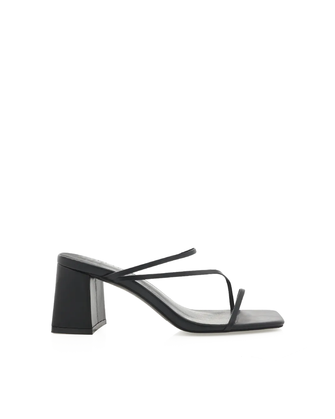 YAZMIN 2.0 - BLACK Open Back Heels Holiday Sandals