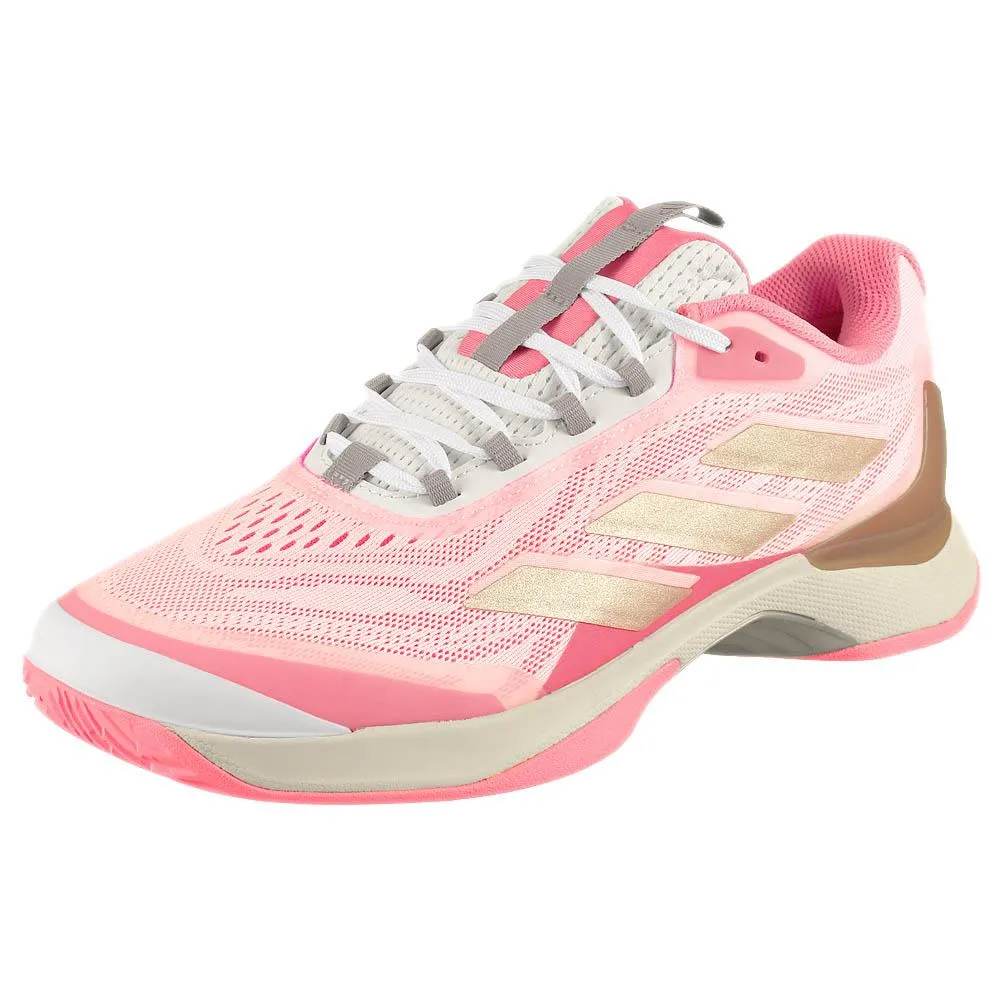 Durable Support adidas Women's Avacourt 2 EM - Cloud White/Lucid Pink
