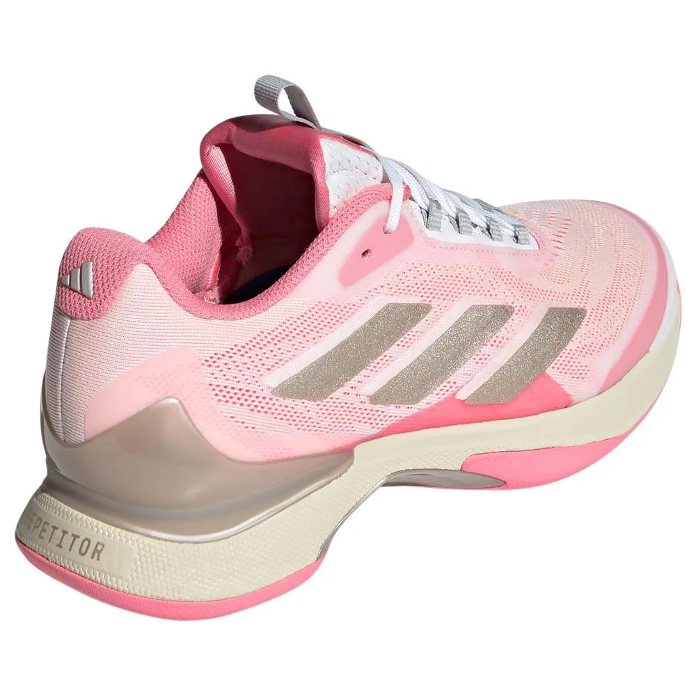Slim Form adidas Women's Avacourt 2 EM - Cloud White/Lucid Pink