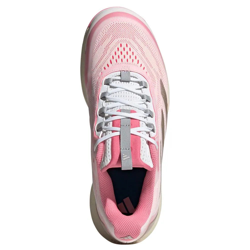 adidas Women's Avacourt 2 EM - Cloud White/Lucid Pink Classy stability Power Step