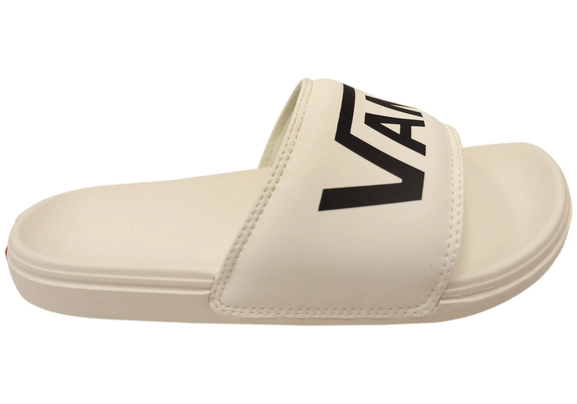 Easy Movement Active Wear Vans La Costa Slide On Womens Comfortable Slides Sandals Marshmallow