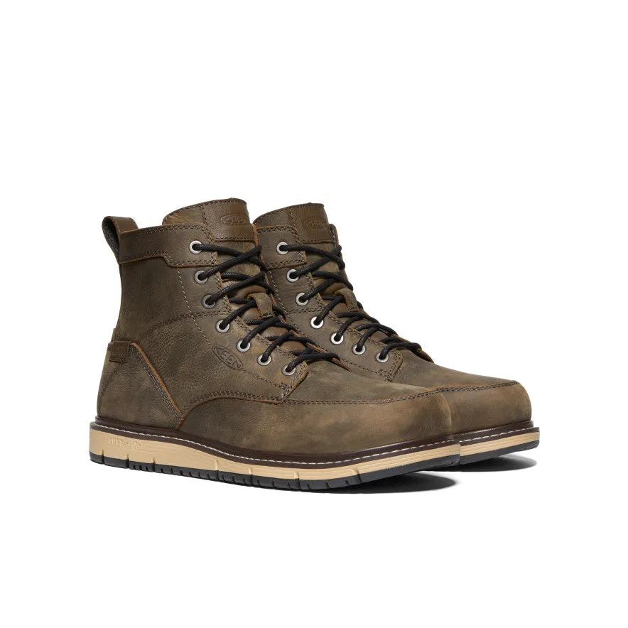 Daily Movement Men's San Jose 6" Waterproof Boot (Aluminum Toe)  |  Cascade Brown/Black