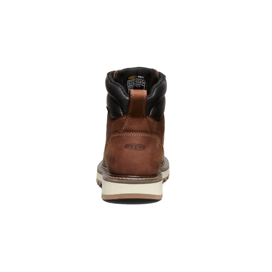 Men's Cincinnati 6" Waterproof 90?? Heel Boot (Carbon Toe)  |  Tuscan Red/Sandshell Soft cushion Outdoor Adventure