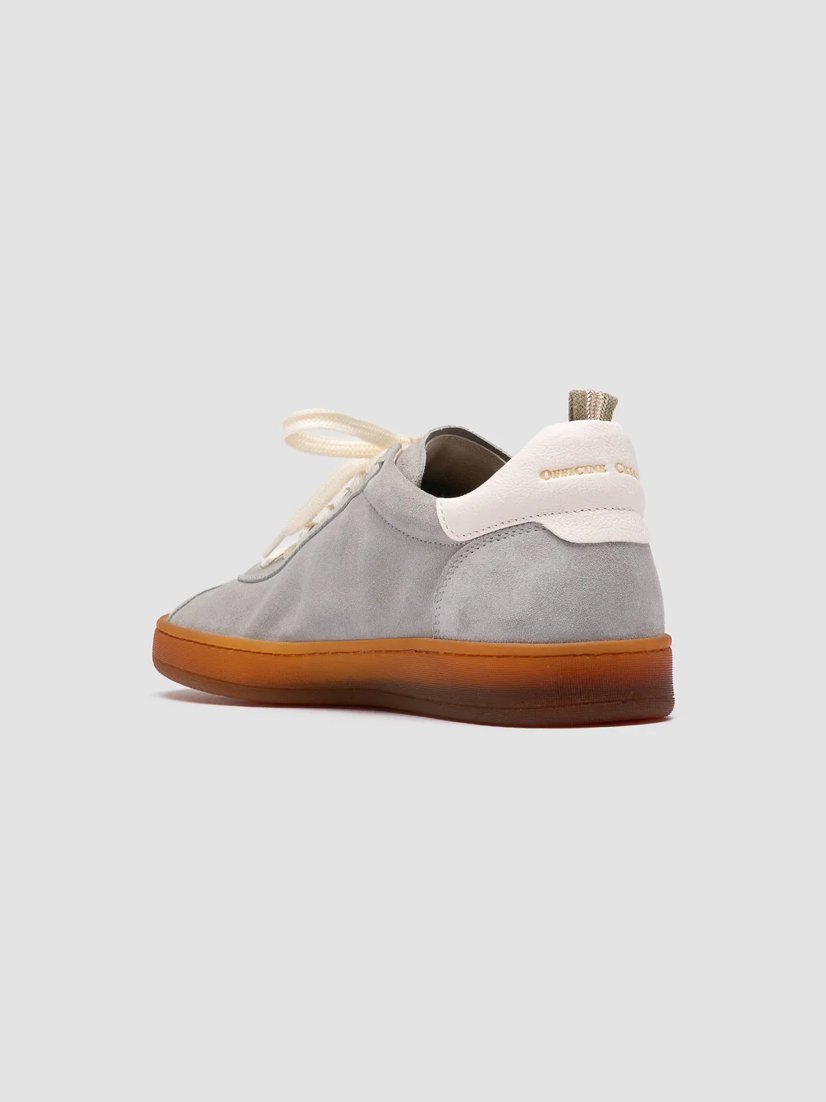 City Step Group Pace DESTINY 101 - Grey Leather and Suede Sneakers