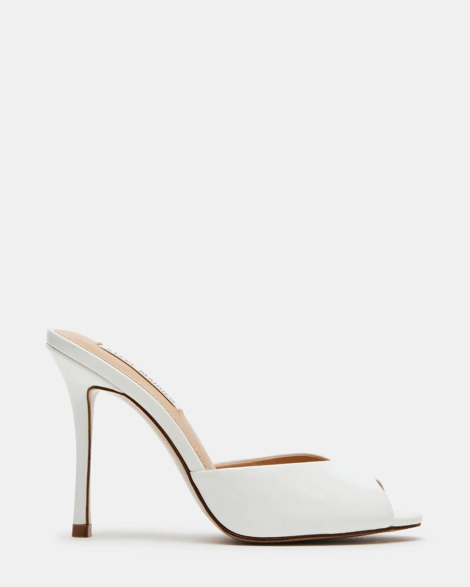 PRIYA WHITE PATENT Fashion Heels for Party