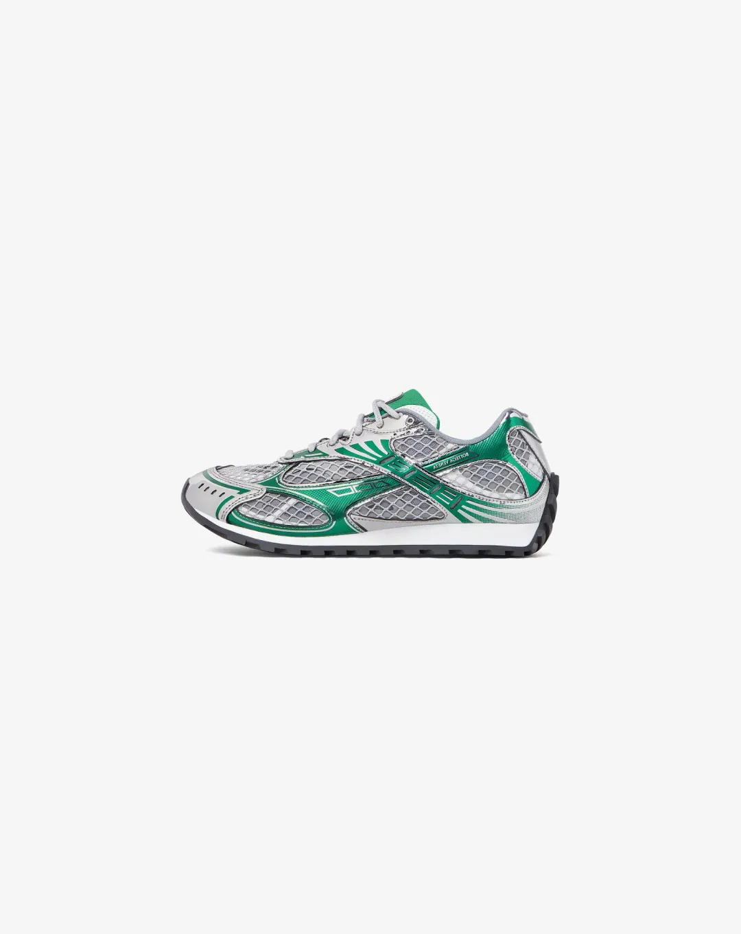 Bottega Veneta Orbit Fishnet Sneakers Track and field