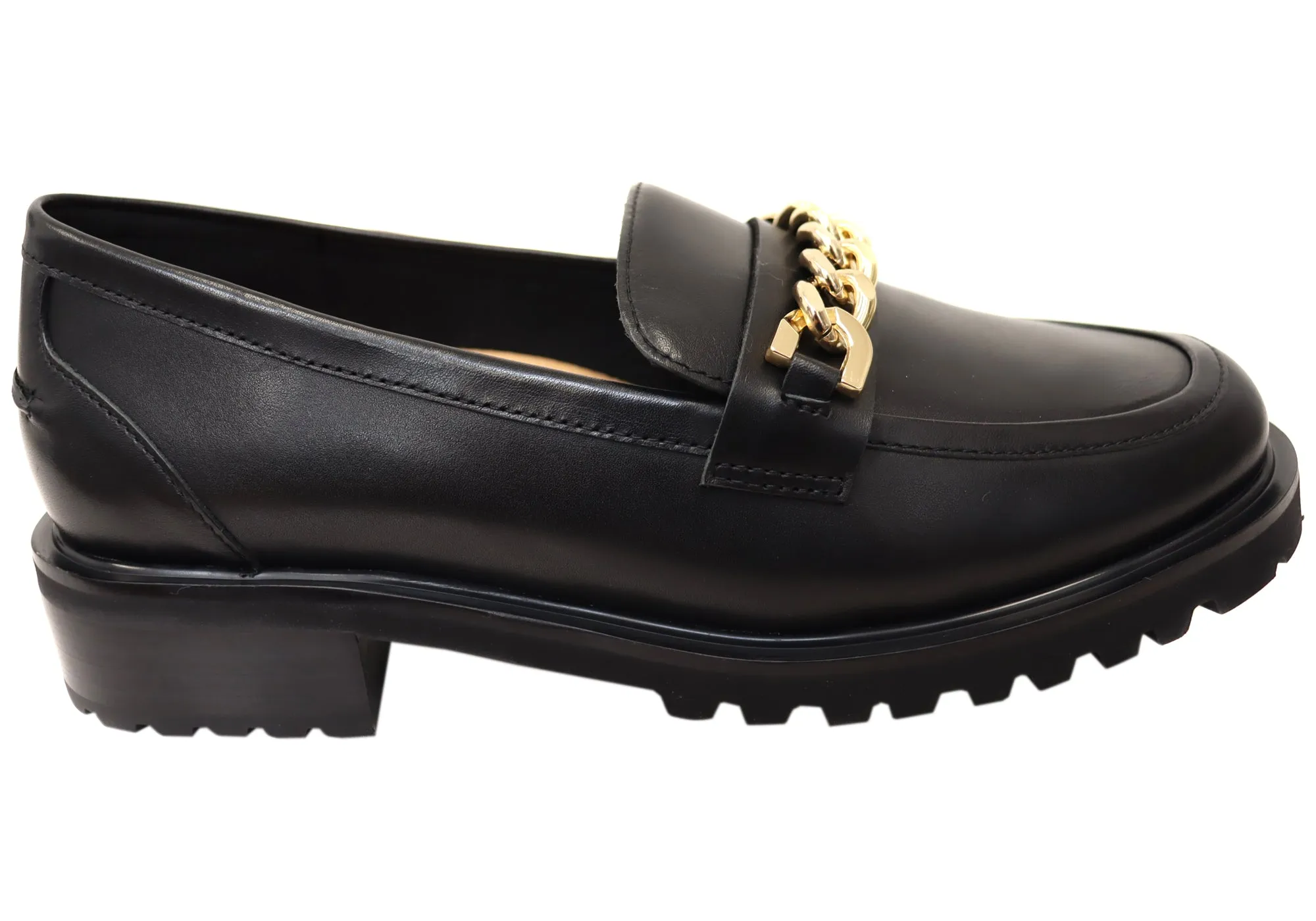 Shockproof Outdoor Florsheim Womens Comfortable Candice Leather Moc Toe Loafers Shoes