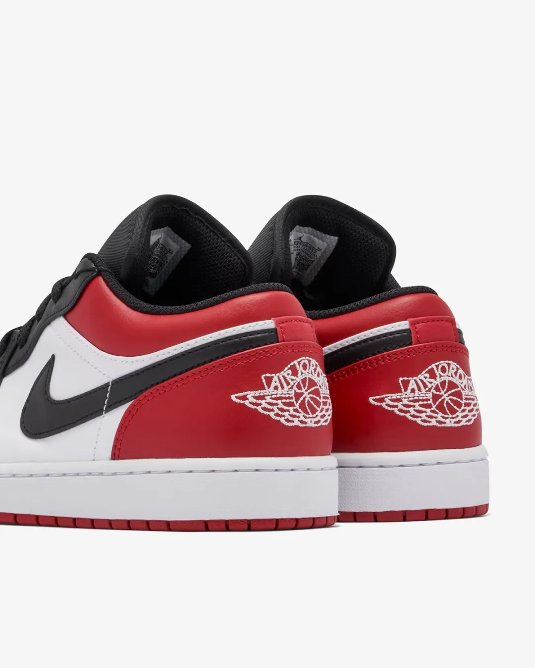 Nike Jordan 1 Low Bred Toe Sneakers trail runner shoes