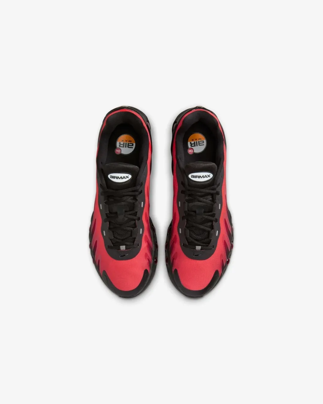 Toe Protection rocker - sole shoes Nike Air Max DN8 Black/Gym Red Sneakers