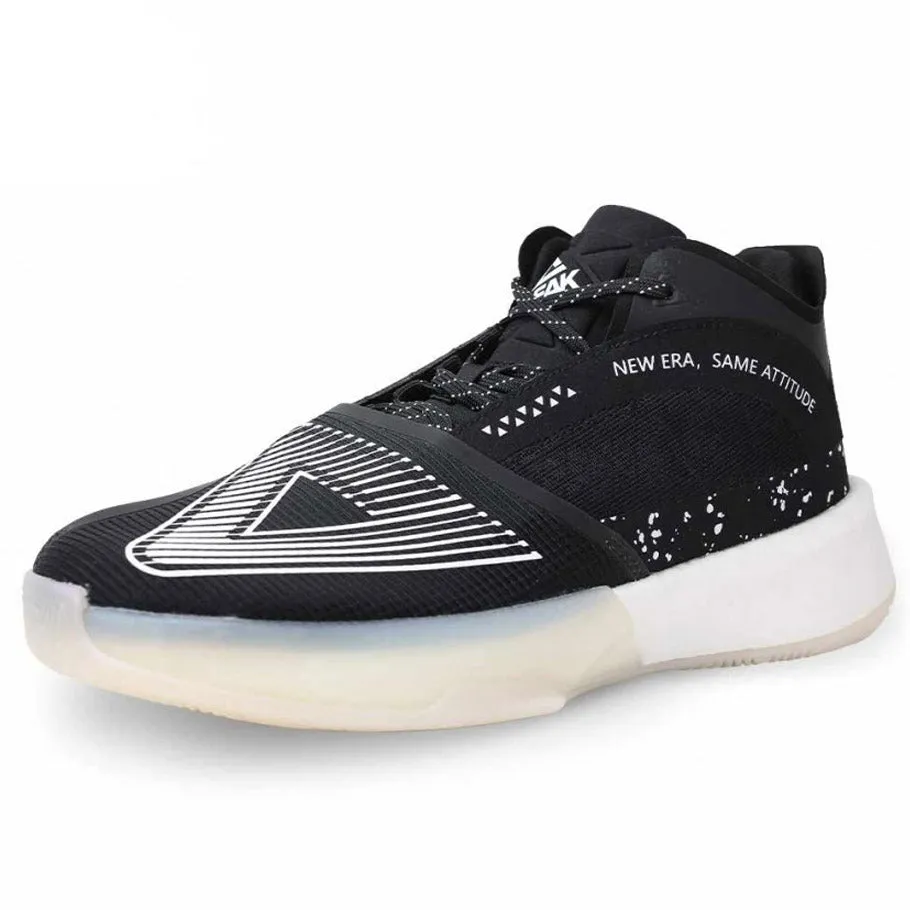 Cushioned Comfort Comfort Ankle Support PEAK Andrew Wiggins Basketball Shoes Limited Sneakers Black