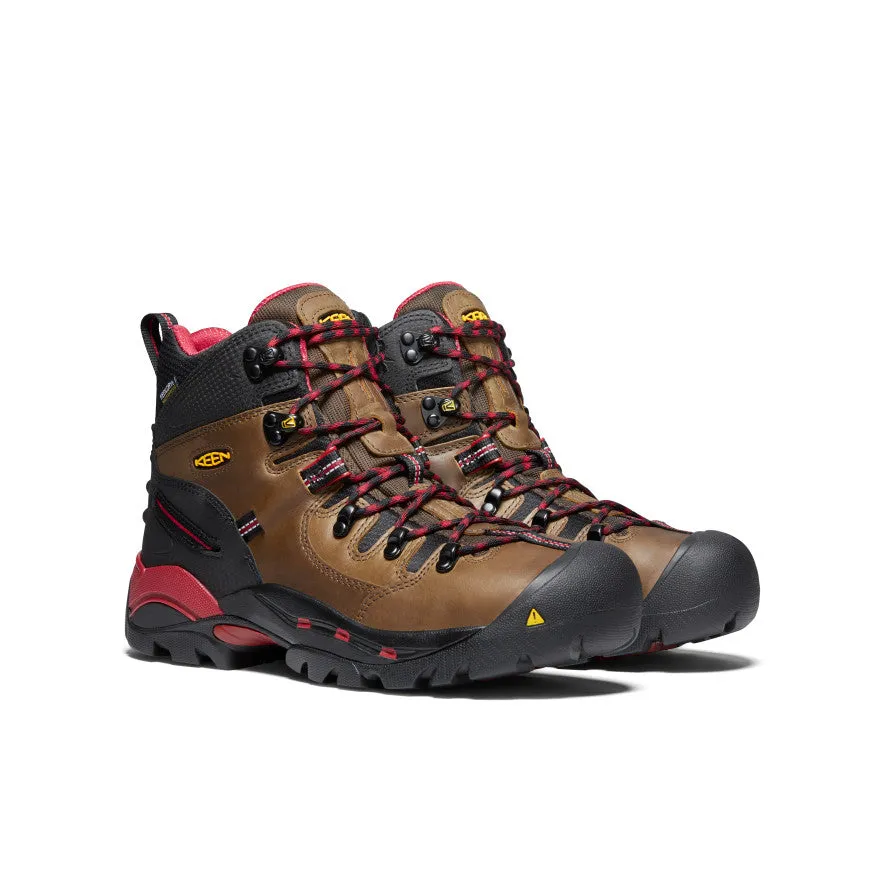 Versatile Wear Chill Weather Men's Pittsburgh 6" Waterproof Boot (Steel Toe)  |  Bison