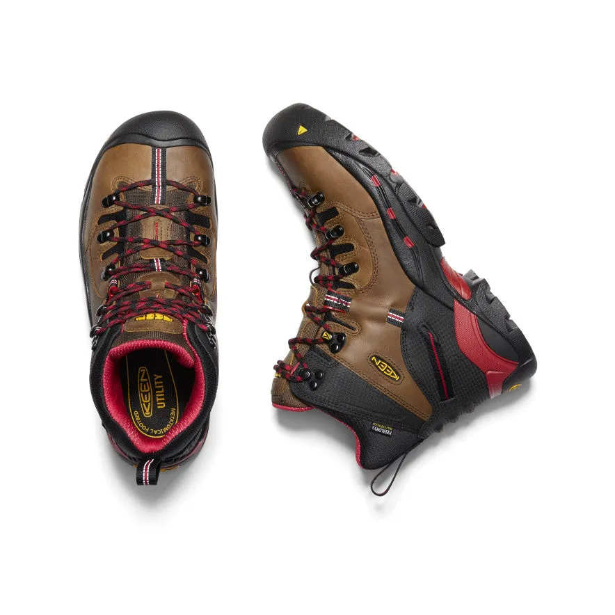 Supportive Fit Fall Ready Men's Pittsburgh 6" Waterproof Boot (Steel Toe)  |  Bison