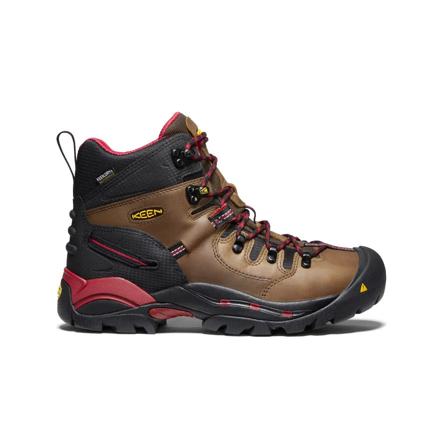 Men's Pittsburgh 6" Waterproof Boot (Steel Toe)  |  Bison Warm Comfort Daily Function