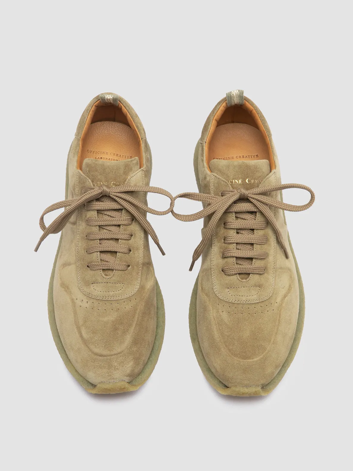 Professional Footwear LEGEND 001 - Brown Suede Sneakers