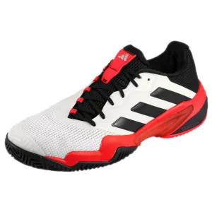 Unbeatable cushioning Multi-functional durability adidas Men's Barricade 13 - Cloud White/Lucid Red