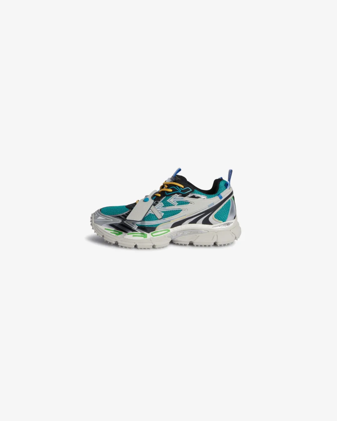 Adaptable to different weather style - statement Off-White Virgil Abloh Sneaker ??Be Right Back - Silver/Green?? Sneakers